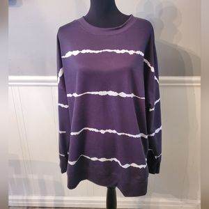 Navy Blue and White Tunic - Size XL